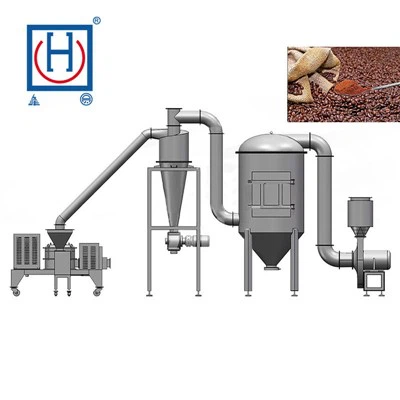 Moara industrială pentru boabe de cafea
